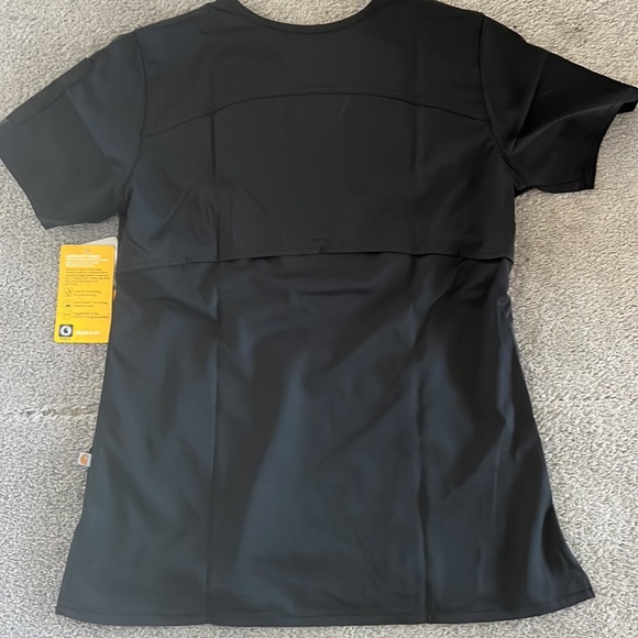 Carhartt Cross Flex Force Scrub Top Black - Picture 5 of 9
